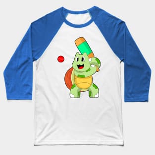 Turtle Cricket Cricket bat Baseball T-Shirt